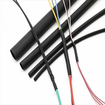 High Shrink Ratio, Semi-rigid Dual Wall Adhesive-Lined Cross-Linked Polyolefin Tubing